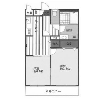 東京都板橋区大山東町 賃貸マンション 2DK