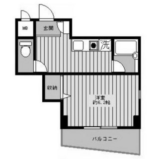 東京都板橋区板橋２丁目 賃貸マンション 1K