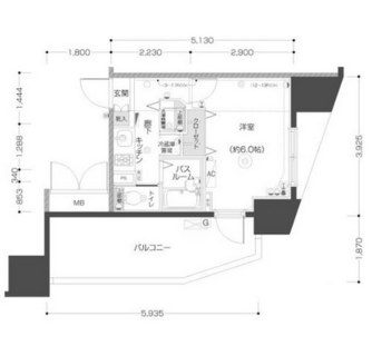 東京都板橋区大山東町 賃貸マンション 1K