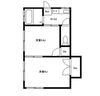 東京都板橋区板橋３丁目 賃貸アパート 2K