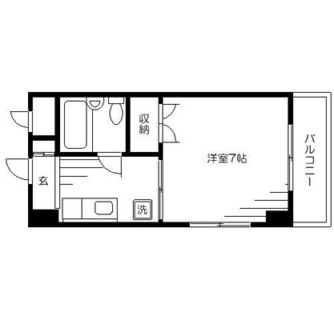 東京都板橋区大山金井町 賃貸マンション 1K