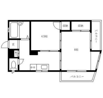 東京都板橋区板橋２丁目 賃貸マンション 2K